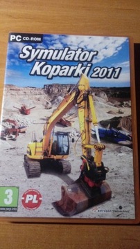 Symulator Koparki 2011 PC ,stan super . 