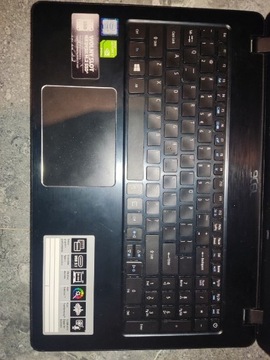 Palmtest Acer F-573g klawiatura podświetlana