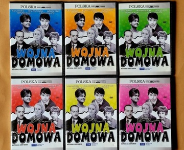 6 DVD Wojna Domowa/ odcinki 1-15 komplet