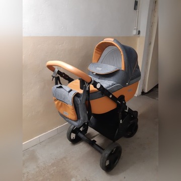 Wózek ADAMEX MASSIMO 2w1 + adaptery do MAXI COSI