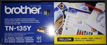 Toner BROTHER TN-135Y oryginalny yellow - żółty