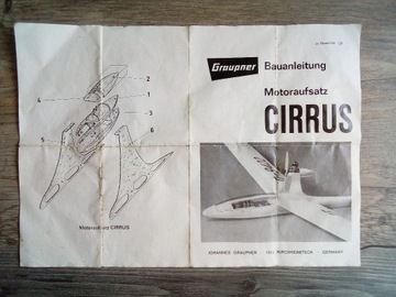 instrukcja montażu osprzętu silnika GraupnerCirrus