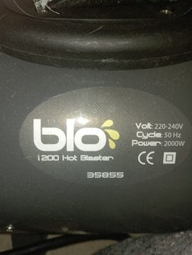 Blo - I200 - suszarka stołowa 2000 W, 60 l/s
