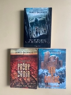 Więzień labiryntu James Dashner + 2 kolejne tomy