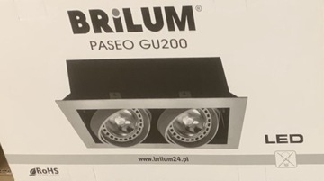 Oprawa sufitowa ruchoma brilum paseo gu200 gu10x2