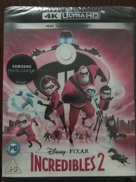 UltraHD 4K Incredibles 2 ... nowy, folia