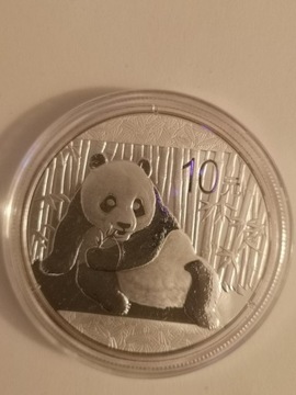 10 Yuan Panda Wielka 2015 rok - srebro 