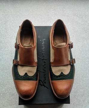 Buty Pauloadriani Buty męskie Double Monk Paulo 42