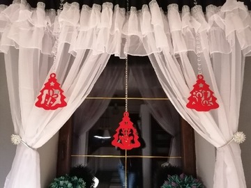 Girlanda/zawieszka świąteczna na okno