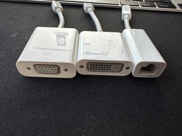 Adaptery / przejsciówki apple oryginalne A1307, A1305, A1433