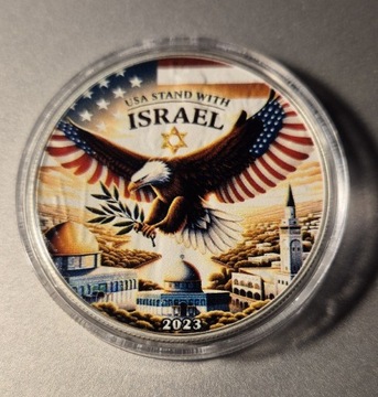 Liberty USA z Izraelem 1 oz silver 2023