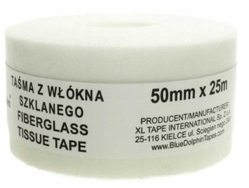 2x Taśma fizelinowa 50 mm/25 mb włokno szklane