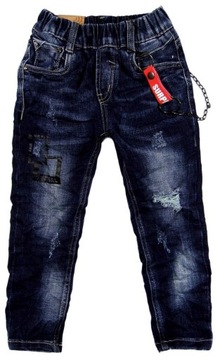 SPODNIE jeans w stylu vintage 009 SUPRISE 3/4Y