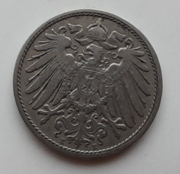 Niemcy Cesarstwo Niemieckie 10 fenigów 1901 E