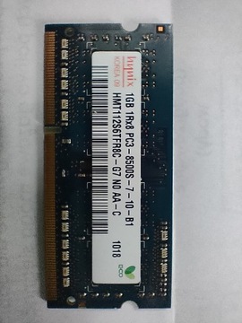 Pamięć RAM DDR3 Hynix 1GB 2Rx8 PC3 8500S