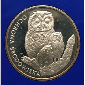 500 zł Sowa 1986 Ochrona Środowiska w op.PRL  ST.L