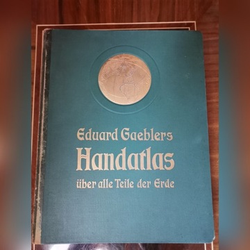  E. Gaeblers- Atlas świata 1928, j. niemiecki