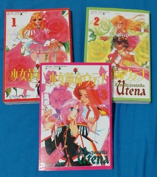 REWOLUCJONISTKA UTENA 3 tomy 1/2 i 3 