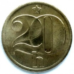 Czechosłowacja 20 halerzy, 1978 stan 1-