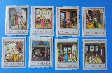 Znaczki**Polska 1969r  Mi 1963-70 Malarstwo