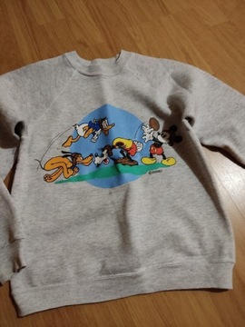 Bluzka sweter szara z rysunkiem dzieci 