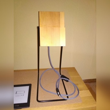 Bongo design lampa 360 drewno, metal minimalizm