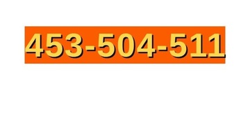 453-504-511 Starter Orange tylko prefiksy