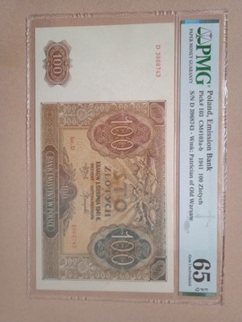 Banknot 1941 100 złotych