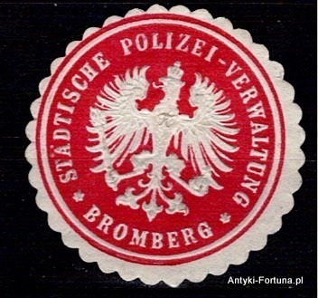 Zalepki - Bromberg - Bydgoszcz  - Nr 74  Policja