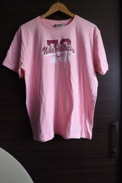 Różowy t-shirt Nike athletic XL