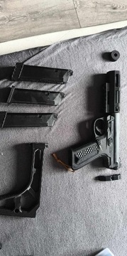 Aap01 3 magazynki airsoft cqb asg