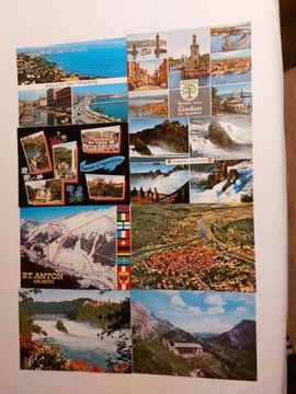 Pocztówki Niemcy, Włochy Austria Szwajcaria Alpy