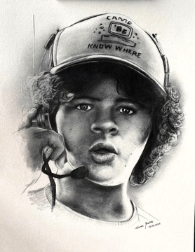 PORTRET rysunku realistycznego - DUSTIN HENDERSON