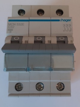 Wyłącznik nadprądowy HAGER MCN332E C32- używany