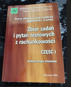 A. Cicha Zbiór zadań i pytań testowych z rachunko