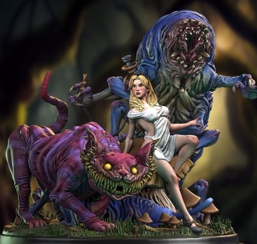 Alice in Creepyland - Diorama, Siryll Art