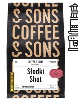 Kawa ziarnista Słodki Shot coffee&sons 1kg.