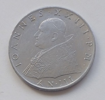 Watykan - Jan XXIII - 100 lira - 1961r. 