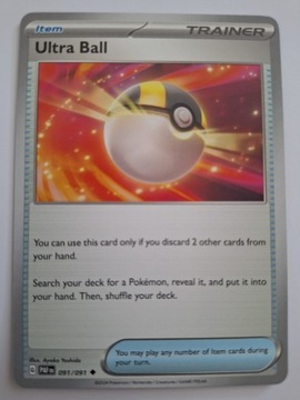 Pokemon TCG Paldean Fates: Ultra Ball 091/091