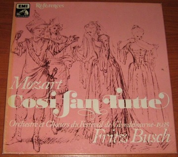 Mozart COSI FAN TUTTE 3 LP Busch EMI C151-43216/8