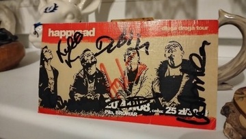 Happysad - autografy zespołu, koncert 2008 r