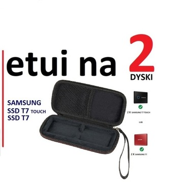 ETUI do SSD Samsung T7 lub T7 TOUCH na 2 dyski