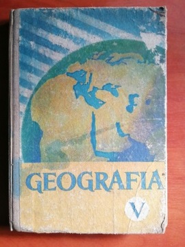 Geografia V. Podręcznik z 1970 roku.