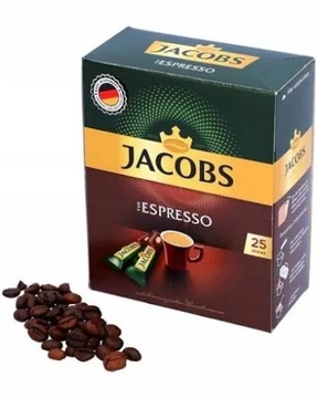 Jacobs Espresso 25 saszetek z Niemiec 