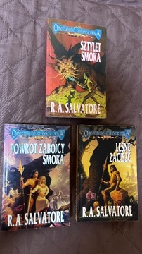 Cykl"Opowieści włócznika" R.A. Salvatore 3 tomy