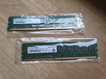 2x Transcend 8GB DDR3L 1600Mhz ECC-DIMM 2Rx8 1.35V