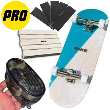 NOWY! Fingerboard Drewniany Zestaw PRO + POKROWIEC