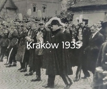 Kraków 1935  J. Piłsudski Uroczystości 