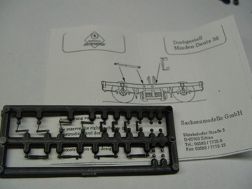 części serwisowe do wózków Sachsenmodelle H0