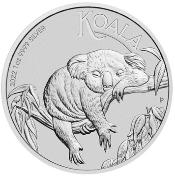 Srebrna Moneta  Koala 1 uncja Srebra 2022